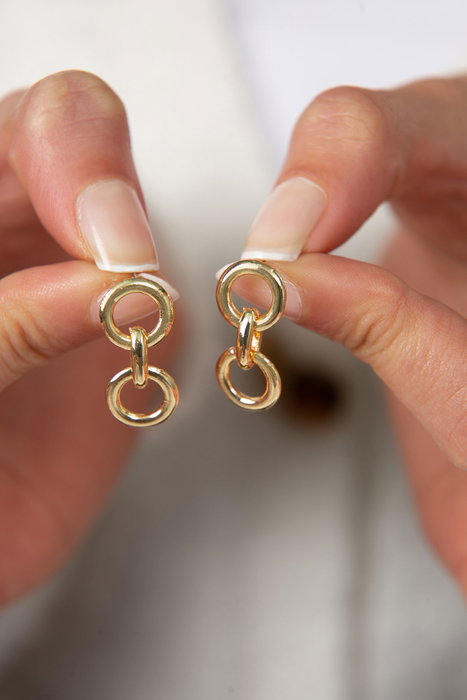 Heliophilia Silver Pendientes de Metal Multicolor CKP9186